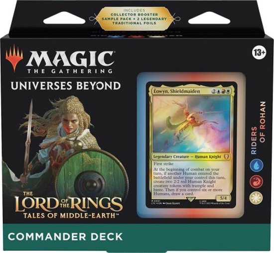 Foto: Magic the gathering lord of the rings tales of middle earth riders of rohan commander deck