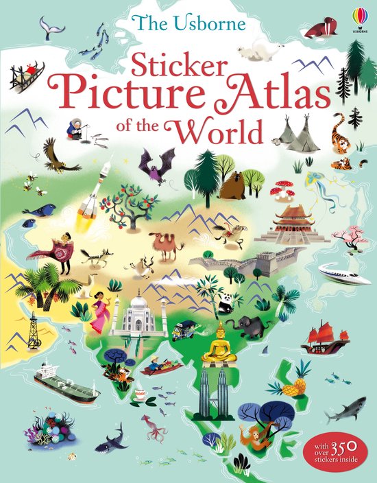 Picture Atlas Of The World Stickerboek