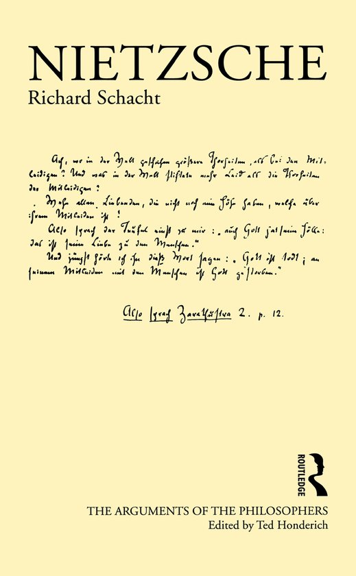Nietch Cheat Sheet Nietzsche | 9781138137264 | Richard Schacht | Boeken | bol