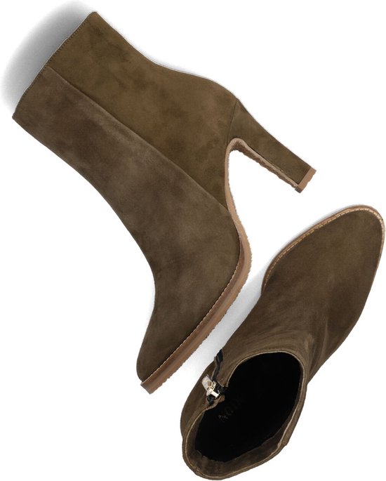 Notre V 57436 Enkellaarsjes Enkelboots met rits Dames Groen Maat 41 bol
