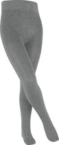 Collants fins unis en coton FALKE Family pour enfants, gris - taille 122-128
