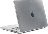 Selencia Transparante Glitter Laptop Cover - Geschikt voor MacBook Air 13 inch (2022) / Air 13 inch (2024) M3 chip / Air 13 inch (2025) M4 chip - A2681 / A3113 / A3240 - Transparant