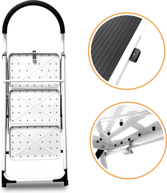 Escalier de cuisine / Escalier de ménage Aluminium - 2 marches