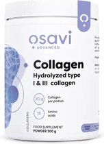 Bol.com Osavi - Collageen poeder - Collagen peptides type 1 en 3 - glycine proline hydroxproline - 15 porties - 300 g aanbieding