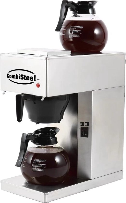 Foto: Koffiemachine incl 2 koffiekan combisteel 7535 0010