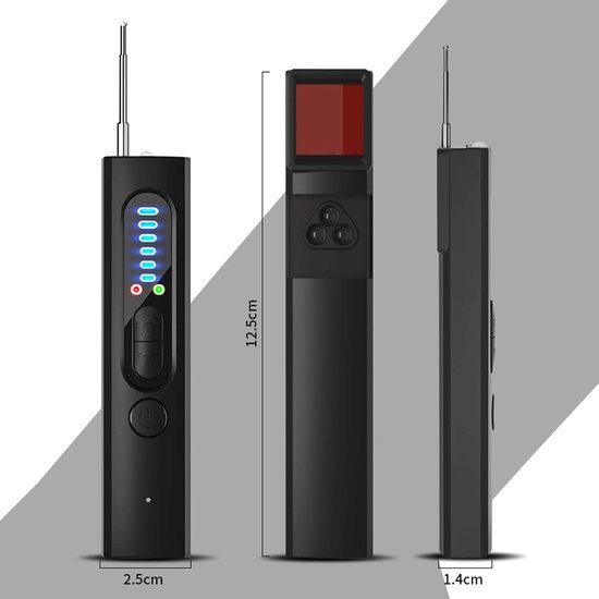 Verborgen Camera Detector - Draagbare RF-scanner en GPS Verborgen Camera Detector - Draagbare RF-scanner en GPS