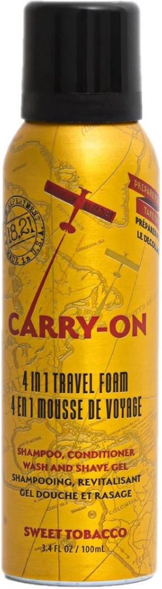 18.21 Man Made - Carry-On Travel Foam Sweet Tobacco - 100 ml