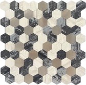 Zelfklevende steenstrip mozaïektegel – Stone hexagon