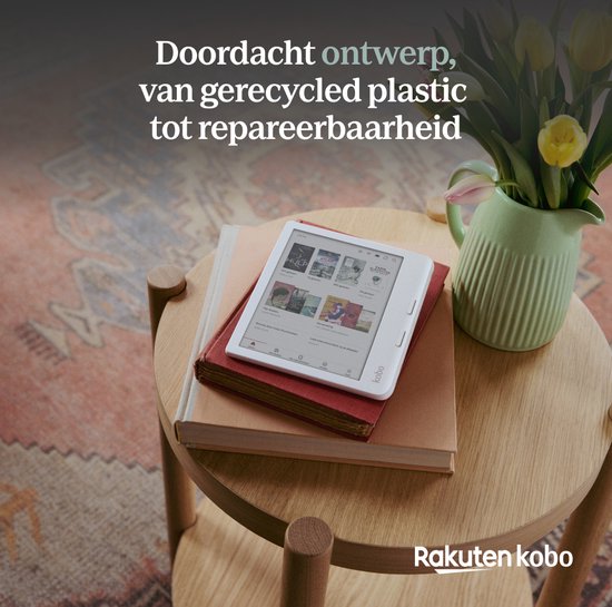 Kobo Libra Colour - E-reader - 7 inch kleurenscherm - 32GB - Luisterboeken - Wit
