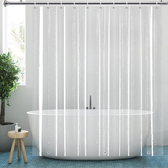 XHBYW 80-180 cm breedte x 180/200 cm druppel zwart sterrenbeeld polyester douchegordijnen schimmelbestendig waterdicht douchegordijn met haken