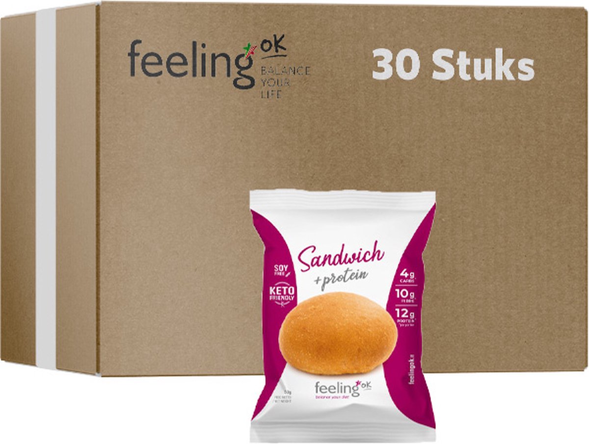 Goedkoopste Feeling OK | Sandwich Start | 30 stuks | 30 x 50 gram