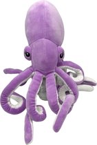 Octopus - Knuffel - Paars - 40 cm - Pluche