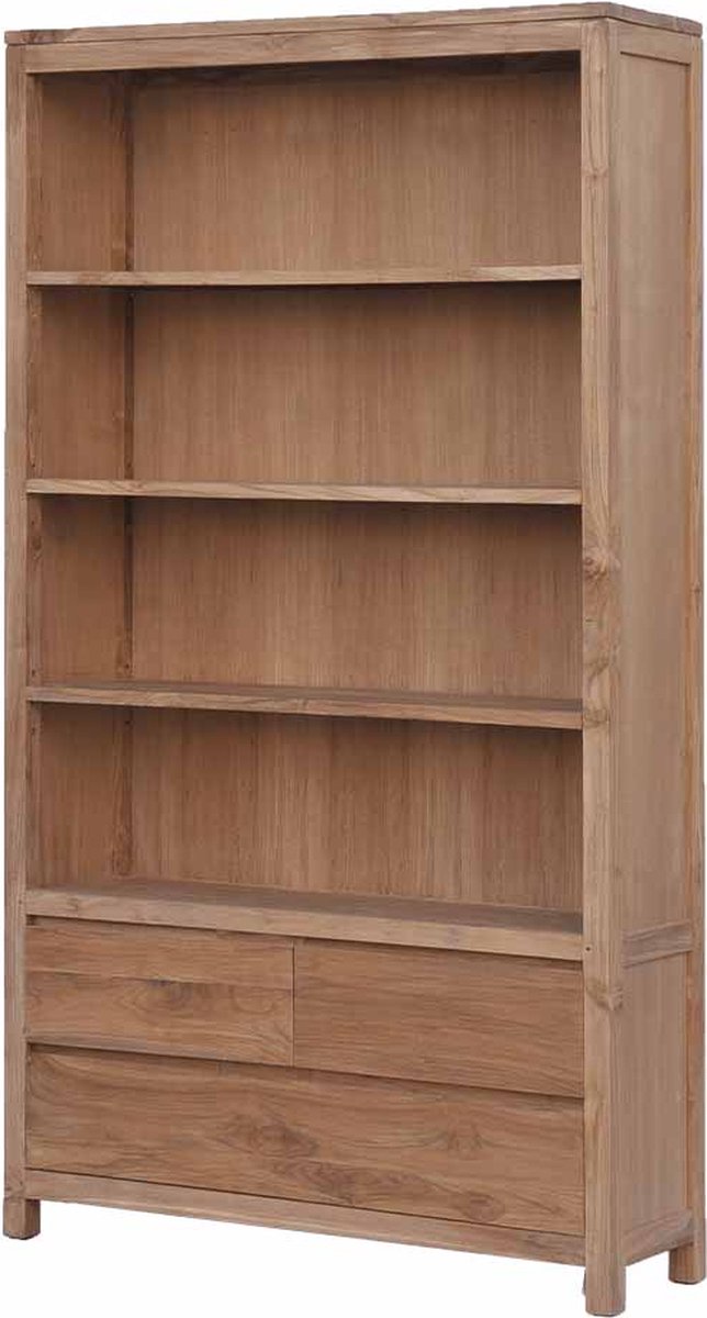 Tower Living Boekenkast Corona - Bruin Hout - 120x40x210cm
