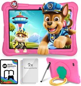 Bon Bon Electronics® 10.1 Inch Kindertablet Pro - Vanaf 3 Jaar – Tablet – Android 13 – 8-Core Processor – 128GB – 4GB RAM - 5000 mAh – Ouderlijk Toezicht – Compleet Pakket – Roze