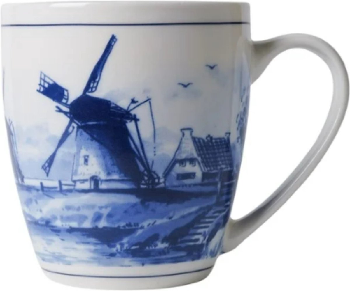 Koffiemok Delfts Blauw Molen