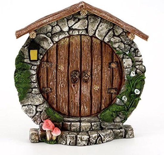 Miniatuur Fairy Garden & Terrarium Charmante Ronde Deur Decor, Klein