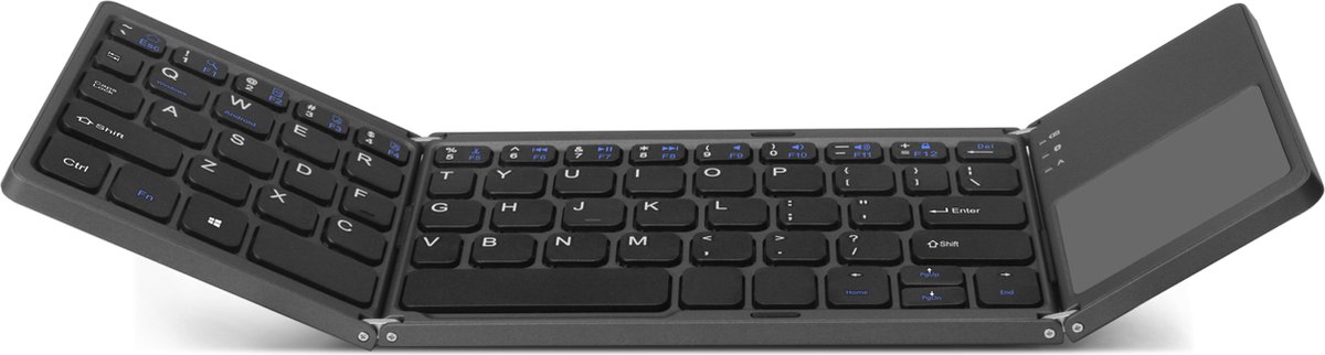 XtremeMac Draadloze Toetsenbord - Opvouwbaar - Apple - MacOS - QWERTY - Grijs — cadeau in Gadgets - foto 4