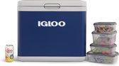 Igloo -IH45 - Compressor & Thermo elektrische koelbox - 43L - 12/230v - Blauw - Alternatief voor de Mobicool MB40