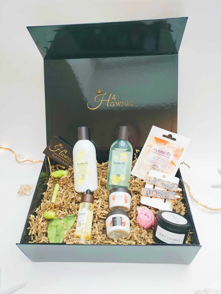 Goedkoopste Huidverzorging geschenkset 13 stuks - Hawsaz.nl Cadeau - Edelsteen gerukaars vanille - Serum - Masker - Massage - Gezichtsroller - Geschenksets - Cadeausets voor dames - Verwenpakket - Geschenkset - Luxe Cadeaupakket - verzorgingsproducten
