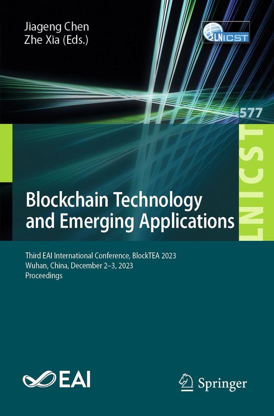 Springer Nature Proceedings Computer Science - Blockchain Te ... - cover