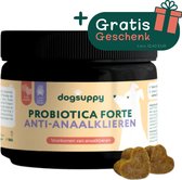 Anti-Anaalklieren | Probiotica Forte | Tegen Verstopte & Ontstoken Anaalklieren | 100% Natuurlijk | +3 miljard Probiotica per snoepje | FAVV goedgekeurd | Probiotica Hond | Hondensupplementen | Hondensnack | Geschenk per bestelling | 60 hondenkoekjes