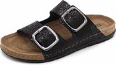 Rohde Dames Slipper - 5857-90 Zwart - Maat 39