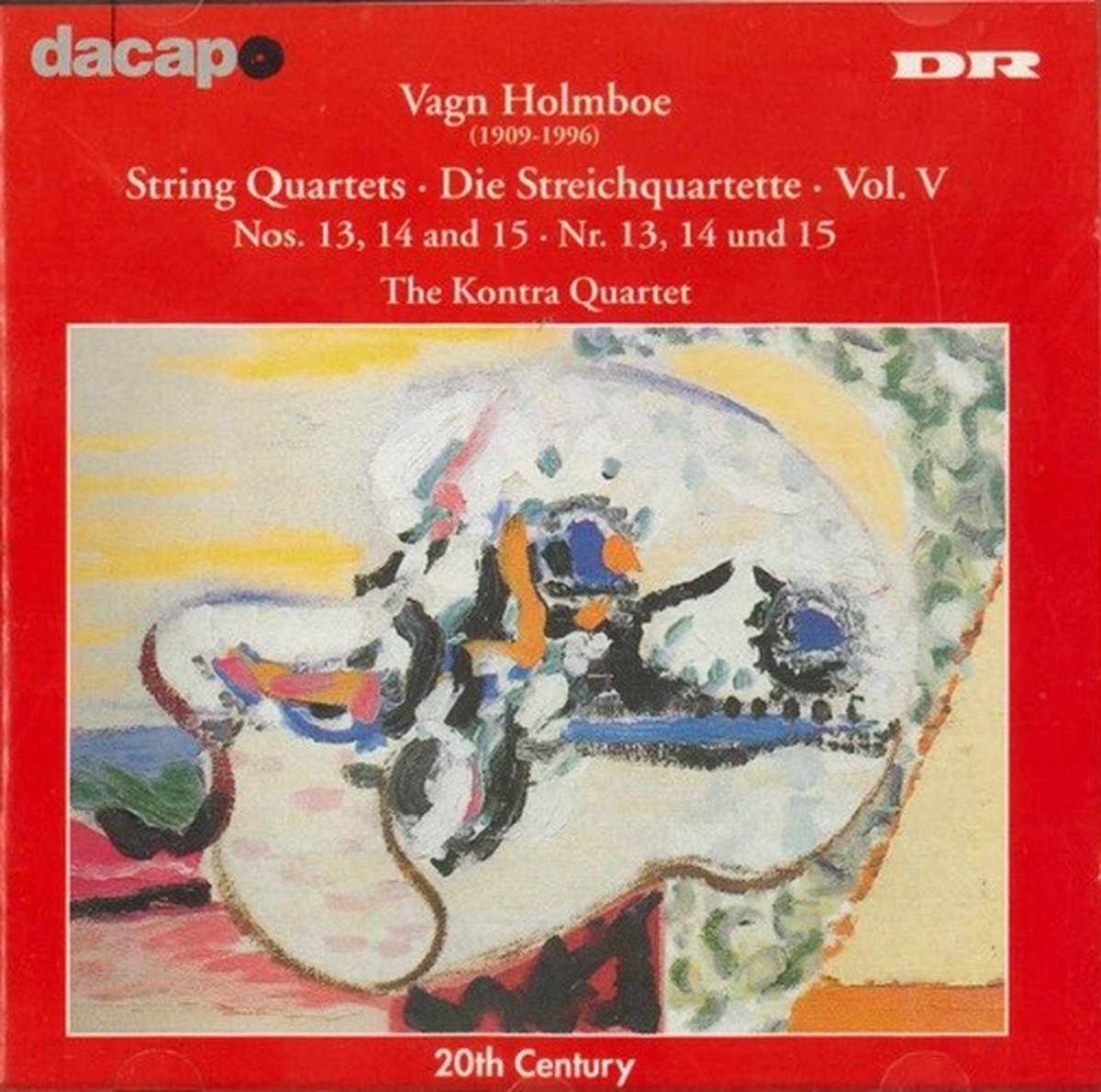 The Kontra Quartet - Vagn Holmboe: String Quartets, Vol. V: Nos. 13, 14 And 15 (CD)