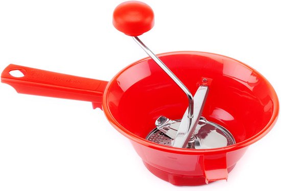 Tamis passant - tamis agitateur - moulin à légumes - passe-vite - 24 cm avec 3 disques