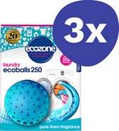 Ecozone Ecoballs 250 wasbeurten - Pure Linen (3x)
