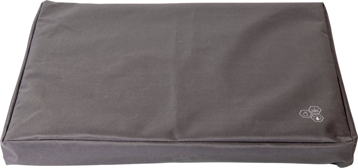 Comfort Hondenbed Grijs-s 58x40x6cm - Hond - Animal Boulevard - Ab10000 - Grijs waterproof cover - thermo regulerend memoryfoam