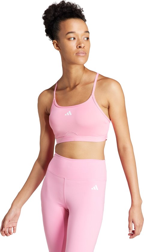 Adidas Performance Aeroreact Training Light-Support Beha - Dames - Roze