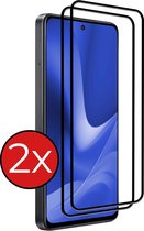 Screenprotector Geschikt voor OPPO A79 Screenprotector Glas Gehard Tempered Glass Full Cover - Screenprotector Geschikt voor OPPO A79 Screen Protector Screen Cover - 2 PACK