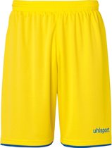 Uhlsport Club Short Kinderen - Geel / Royal | Maat: 152