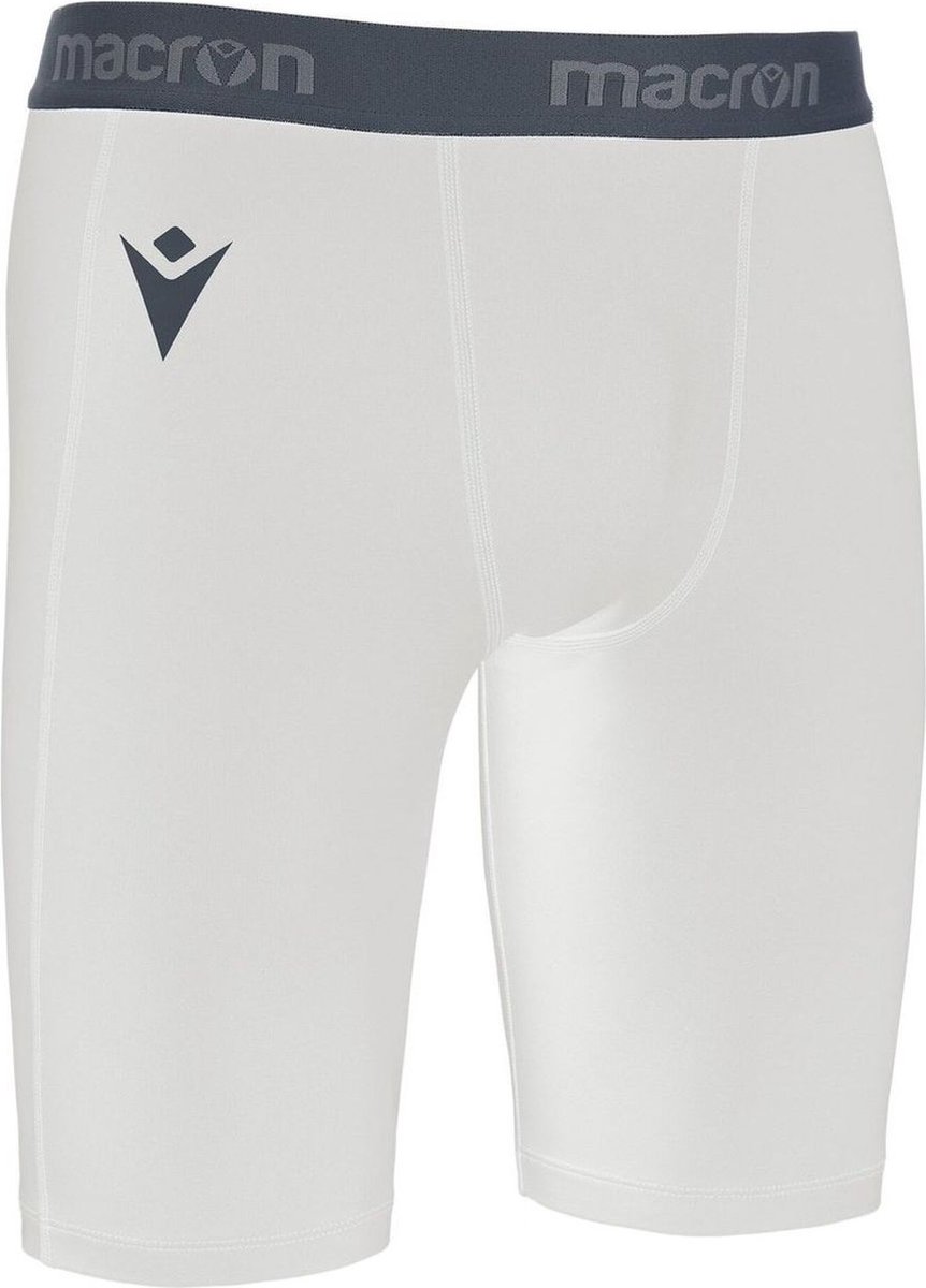 Macron Oak Short Tight Heren - Wit | Maat: S/M