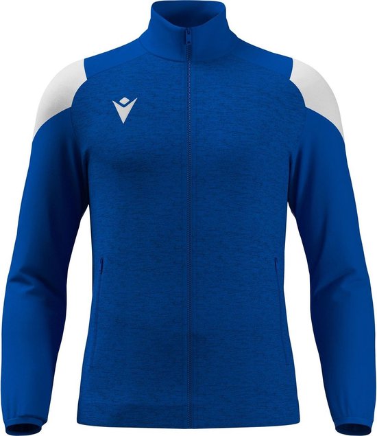 Macron Glory Vanir Top Full Zip Heren - Royal / Wit | Maat: L