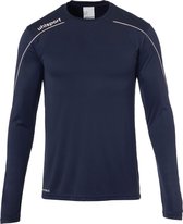 Uhlsport Stream 22 Voetbalshirt Lange Mouw Heren - Marine / Wit | Maat: S