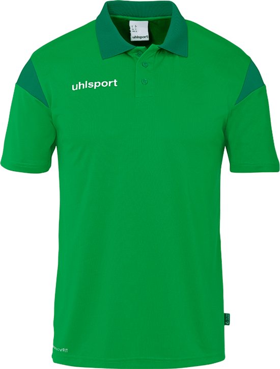 Uhlsport Squad 27 Polo Heren - Groen / Lagoon | Maat: XL