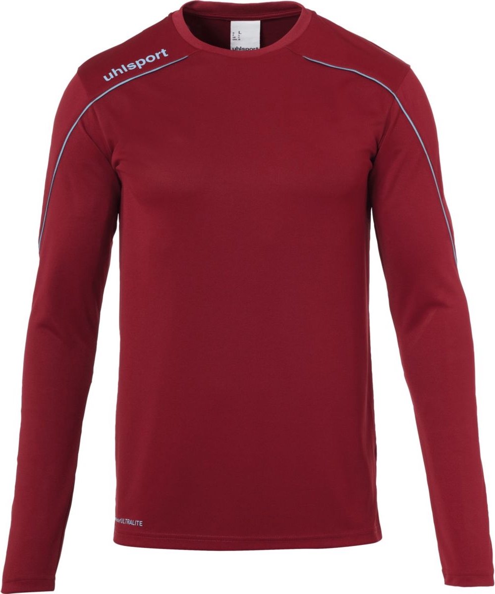 Uhlsport Stream 22 Voetbalshirt Lange Mouw Heren - Bordeaux / Hemelsblauw | Maat: S
