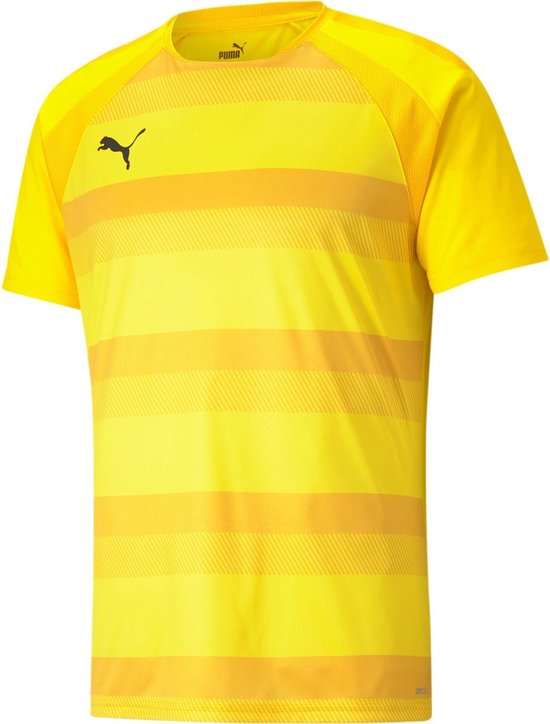 Puma Teamvision Shirt Korte Mouw Heren - Geel | Maat: XL
