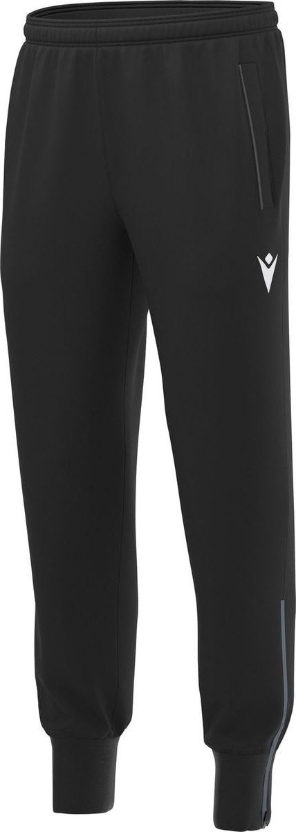 Macron Maas Polyesterbroek Kinderen - Zwart | Maat: 11-12 Y
