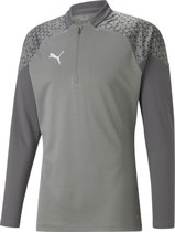 Puma Team Cup Ziptop Heren - Grijs | Maat: M