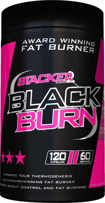 Stacker2 Black Burn (120) Standard - Dieet & Gewichtsbeheersing - Fatburner