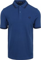 Fred Perry - Polo M3600 Kobaltblauw R84 - Slim-fit - Heren Poloshirt Maat S