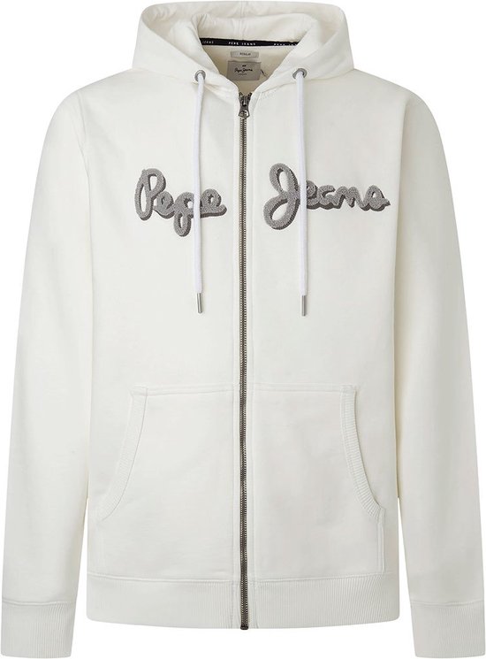 Pepe Jeans Ryan Sweatshirt Met Volledige Rits Wit M Man