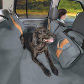 Autostoelhoes voor huisdieren, hondendeken voor auto-achterbank, hondenhangmat voor auto, beschermende deken auto-achterbank, waterafstotend, omkeerbaar, hondendeken voor auto, vrachtwagen en SUV, 140 cm breed