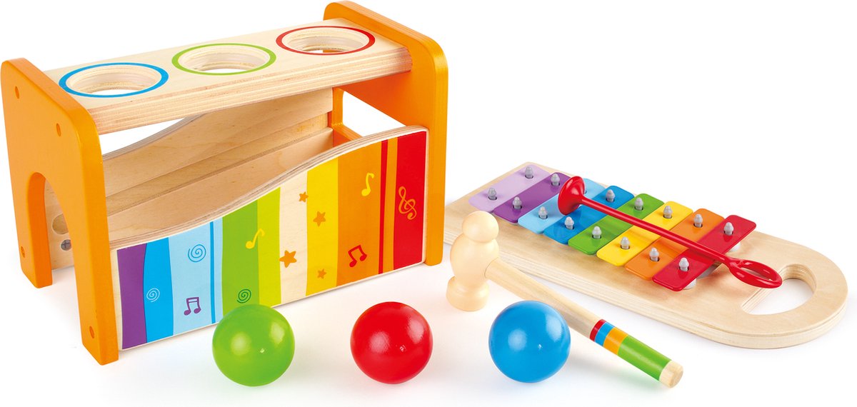 Hape Hamerbank met Xylofoon - Houten Muziekspeelgoed voor Peuters vanaf 12 Maanden — afbeelding 19