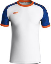 Jako Iconic Shirt Korte Mouw Heren - Wit / Royal / Fluo Oranje | Maat: XXL