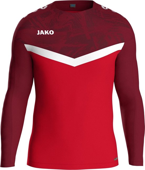 Jako Iconic Sweater Kinderen - Rood / Bordeaux | Maat: 128