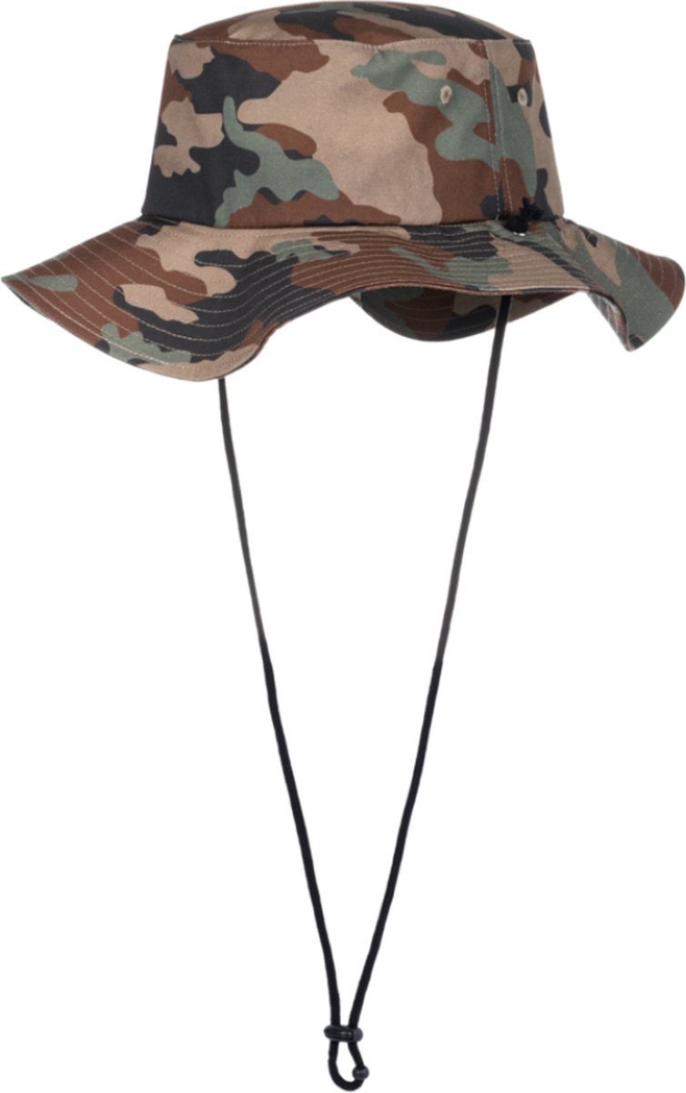 Quiksilver Bushmaster Safari Boonie Hoed Camo Multicolor