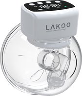 LAKOO® - Draadloze Dubbele Elektrische Borstkolf - Handkolf - Elektrische borstkolf Breast Pump Electrisch Dubbel - Borstkolf - Hansfree